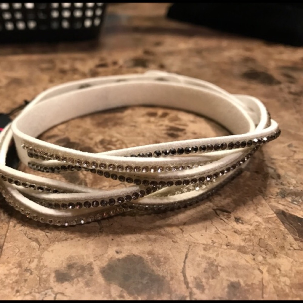 White Wrap Bracelet.